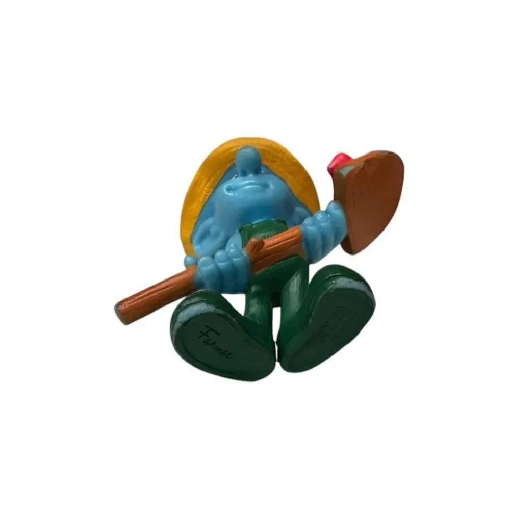 Farmer Smurf 2011 McDonald’s Happy Meal 3” PVC Figure